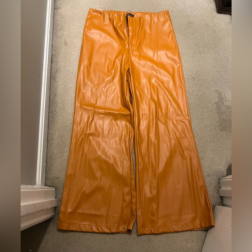 Rebdolls Orange Wide Leg Pants